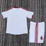 Retro AC Away Kids  Fans  1:1 Quality Soccer Jersey   2009-2010