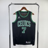 Boston Celtics Black #7 BROWN 1:1 Quality NBA Jerseys  2023