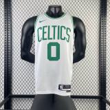 Retro Boston Celtics White #0 TATUM 1:1 Quality NBA Jerseys  2023
