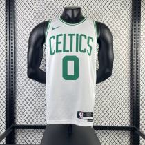 Retro Boston Celtics White #0 TATUM 1:1 Quality NBA Jerseys  2023