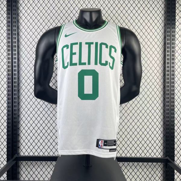 Retro Boston Celtics White #0 TATUM 1:1 Quality NBA Jerseys  2023