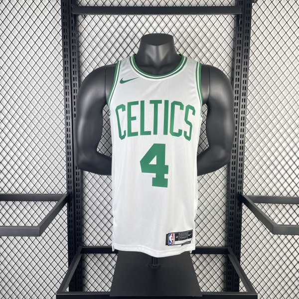 Boston Celtics White #4 HOLIDAY 1:1 Quality NBA Jerseys  2023
