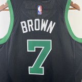 Boston Celtics Black #7 BROWN 1:1 Quality NBA Jerseys  2023