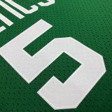 Retro SW  Boston Celtics Green #5 GARNETT 1:1 Quality NBA Jerseys  2007-2008