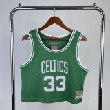 RETRO Boston Celtics WOMEN  Green #33 BIRD  1:1 Quality NBA Jerseys