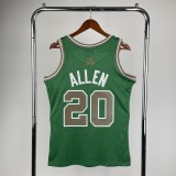 Retro SW  Boston Celtics Green #20 ALLEN 1:1 Quality NBA Jerseys  2007-2008