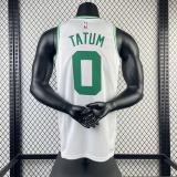 Retro Boston Celtics White #0 TATUM 1:1 Quality NBA Jerseys  2023