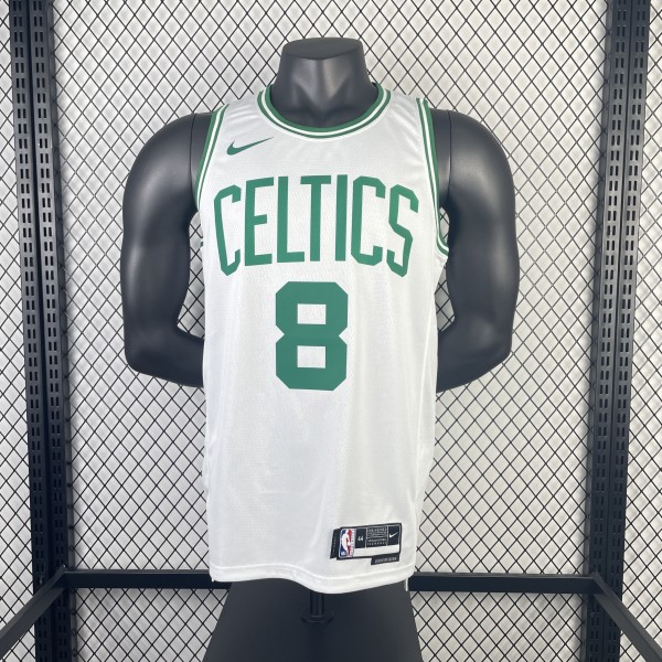 Retro Boston Celtics White #8 PORZINGIS  1:1 Quality NBA Jerseys  2023