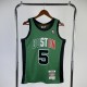 Boston Celtics Green #5 GARNETT 1:1 Quality NBA Jerseys  Italy Cup