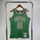 Retro SW  Boston Celtics Green #5 GARNETT 1:1 Quality NBA Jerseys  2007-2008