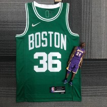 Retro Boston Celtics 75 Year Green #36 SMART 1:1 Quality NBA Jerseys