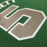Retro SW  Boston Celtics Green #5 GARNETT 1:1 Quality NBA Jerseys  2007-2008