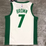 Boston Celtics White #7 BROWN  1:1 Quality NBA Jerseys  2021