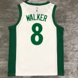Boston Celtics City Edition White #8 WALKER 1:1 Quality NBA Jerseys  2021