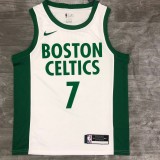 Boston Celtics White #7 BROWN  1:1 Quality NBA Jerseys  2021