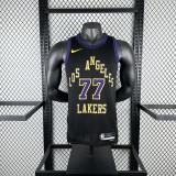 Los Angeles Lakers City Edition Black #77 DONCIC  1:1 Quality NBA Jerseys 2026