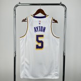 Los Angeles Lakers  White #5 AYTON 1:1 Quality NBA Jerseys  2023