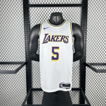 Los Angeles Lakers  White #5 AYTON 1:1 Quality NBA Jerseys  2023