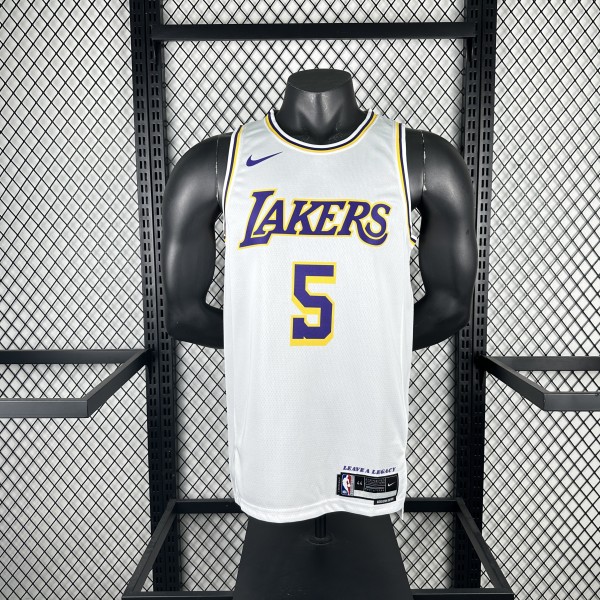 Los Angeles Lakers  White #5 AYTON 1:1 Quality NBA Jerseys  2023