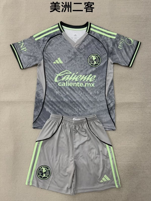 Club America Third Away (kids and man ) 1:1 Quality Soccer Jersey  25-26