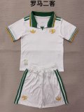 Roma Third Away  (kids and man ) 1:1 Quality Soccer Jersey  25-26