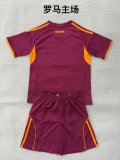 Roma Home (kids and man ) 1:1 Quality Soccer Jersey  25-26