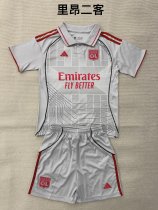 Olympique Lyonnais（OL) Third Away (kids and man ) 1:1 Quality Soccer Jersey  25-26