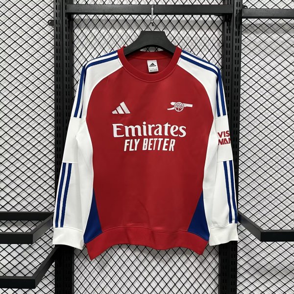 Arsenal Hoodie Red Jacket  Tracksuit  1:1 Quality Soccer Jersey  25-26