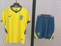 Brazil  Home Yellow With Pants Sets Fans 1:1 Quality Soccer Jersey 26-27 (2026)