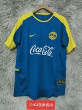 Retro America Away 1:1 Quality Soccer Jersey  2003-2004