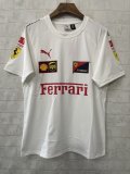 F1 Ferrari white Short Sleeve Racing Suit 2026