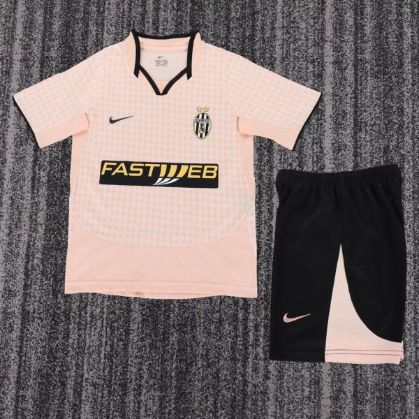 Retro Juventus Third Away Kids 1:1 Quality Soccer Jersey 2003-2004