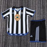 Retro Newcastle Home Kids Fans  1:1 Quality Soccer Jersey  1999-2000