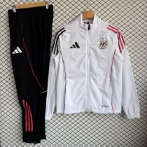 Ajax  Windbreaker Sets With pants  White 1:1 Quality Soccer Jersey  25-26