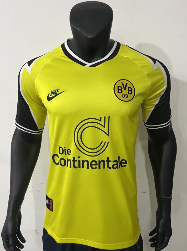 Retro Dortmund Home Fans 1:1 Quality Soccer Jersey   1995-1996