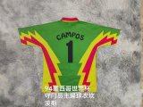 Retro Mexico Goalkeeper   #1 campos 1:1 Quality Soccer Jersey  1994