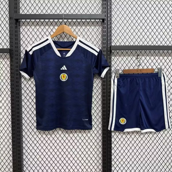 Scotland Home Fans Sets with pants 1:1 Quality Soccer Jersey 26-27 (2026)