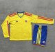 Colombia Home long  Sleeve Kids Fans 1:1 Quality Soccer Jersey 26-27 (2026)
