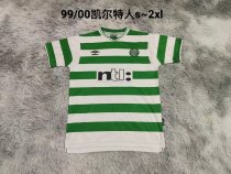 Retro Celtic Home  1:1 Quality Soccer Jersey  1999-2000