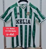 Retro Real Betis Home 1:1 Quality Soccer Jersey  1997-1998