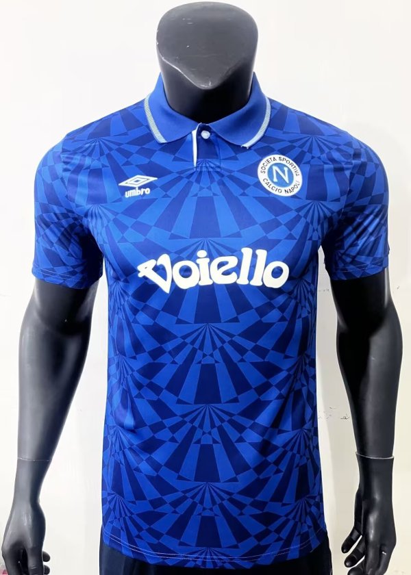 Retro Napoli Home 1:1 Quality Soccer Jersey  1991-1993