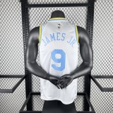 Retro Los Angeles Lakers White #9 JAMES JR. 1:1 Quality NBA Season Jerseys  2023