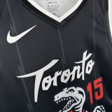 Toronto Raptors City Edition Black  #15 CARTER   1:1 Quality NBA  Season Jerseys 2026