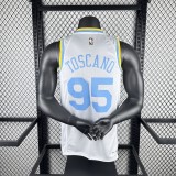 Retro Los Angeles Lakers  White #95 TOSCANO 1:1 Quality NBA Jerseys  2023