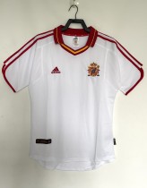 Retro Spain away 1:1 Quality Soccer Jersey  2000