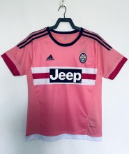 Retro Juventus Away Pink 1:1 Quality Soccer Jersey    2015-2016