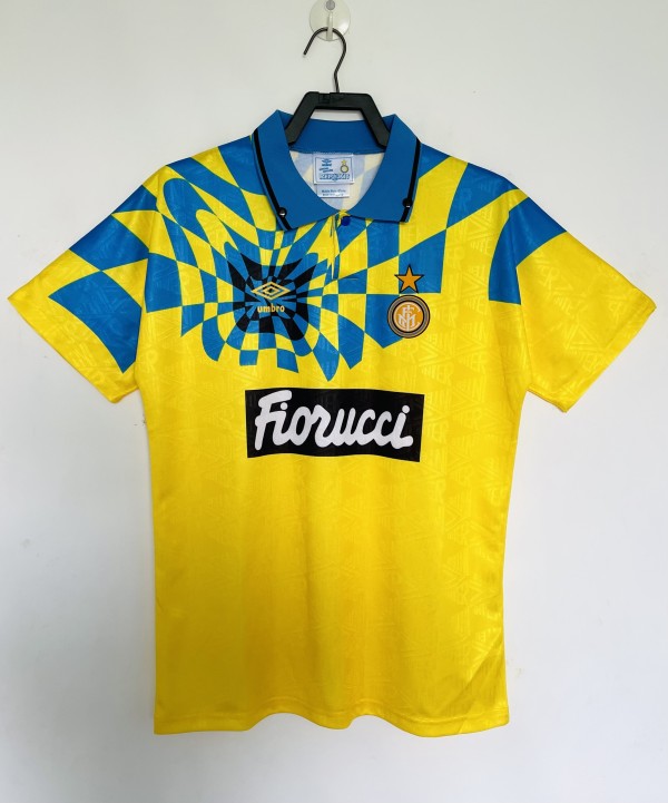 Inter Milan Third   Fans  1:1 Quality Soccer Jersey  1992 19931994