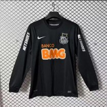 Retro Santo Away Long black  1:1 Quality Soccer Jersey  2012-2013