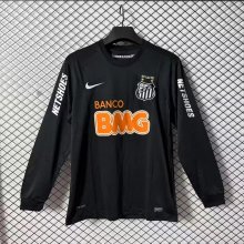 Retro Santo Away Long black  1:1 Quality Soccer Jersey  2012-2013