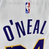 Los Angeles Lakers White #34 O'NEAL  1:1 Quality NBA Season Jerseys